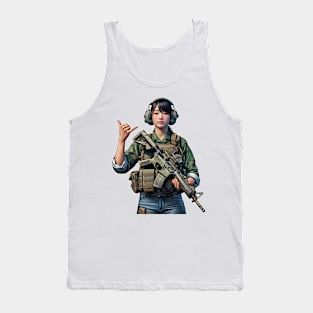 Tactical Girl Tank Top